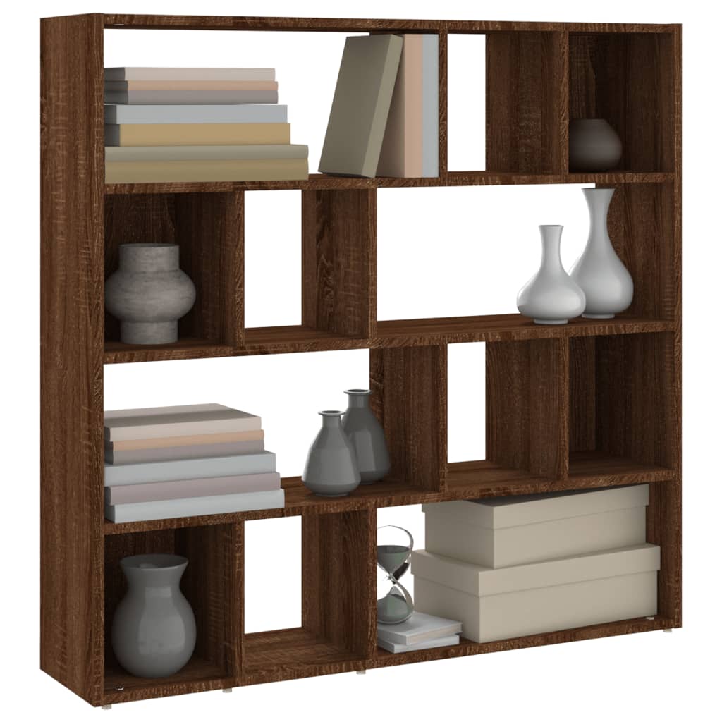 Libreria/Divisorio Rovere Marrone 105x24x102 cm - homemem39