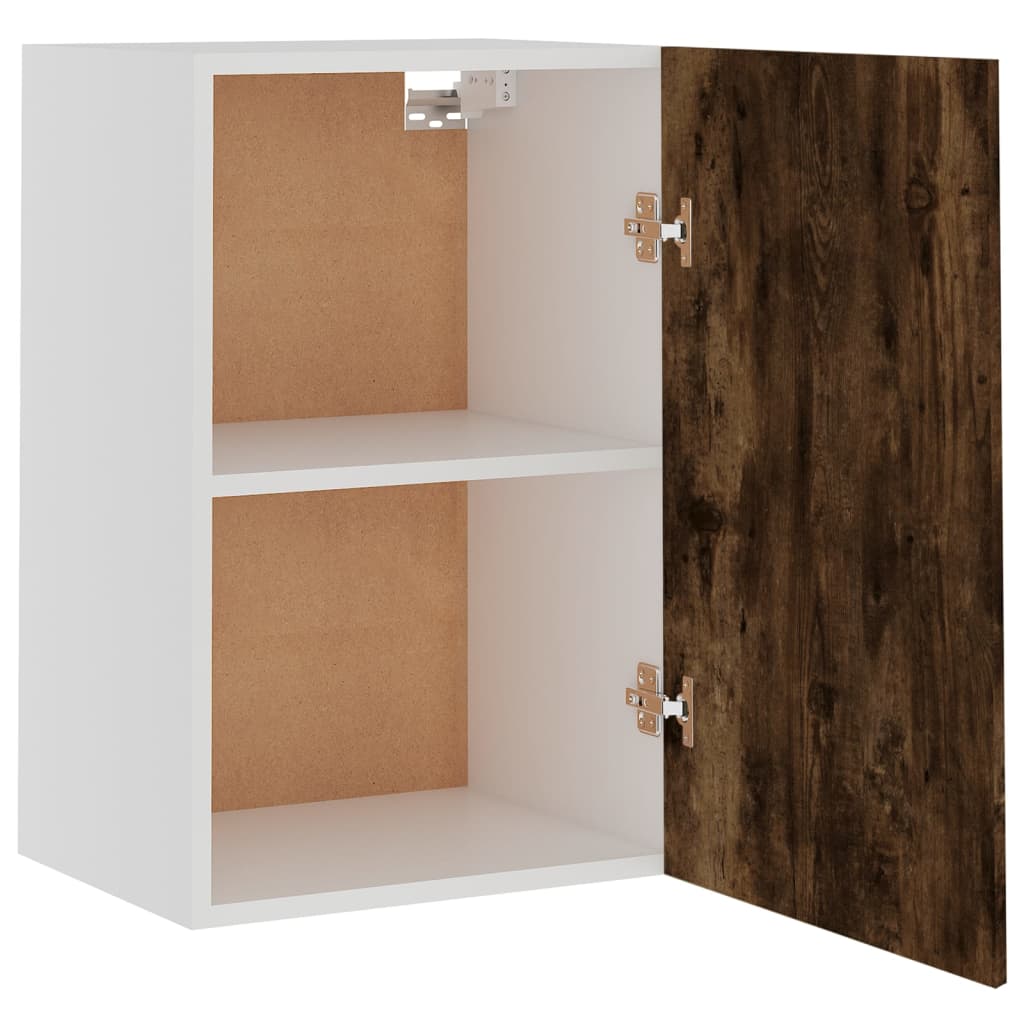 Mobile Pensile Rovere Fumo 39,5x31x60cm in Legno Multistrato - homemem39