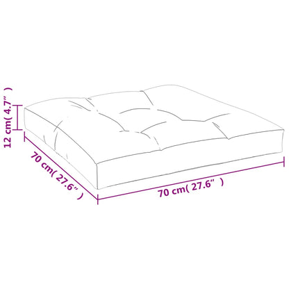 Cuscino per Pallet Rosa 70x70x12 cm in Tessuto - homemem39