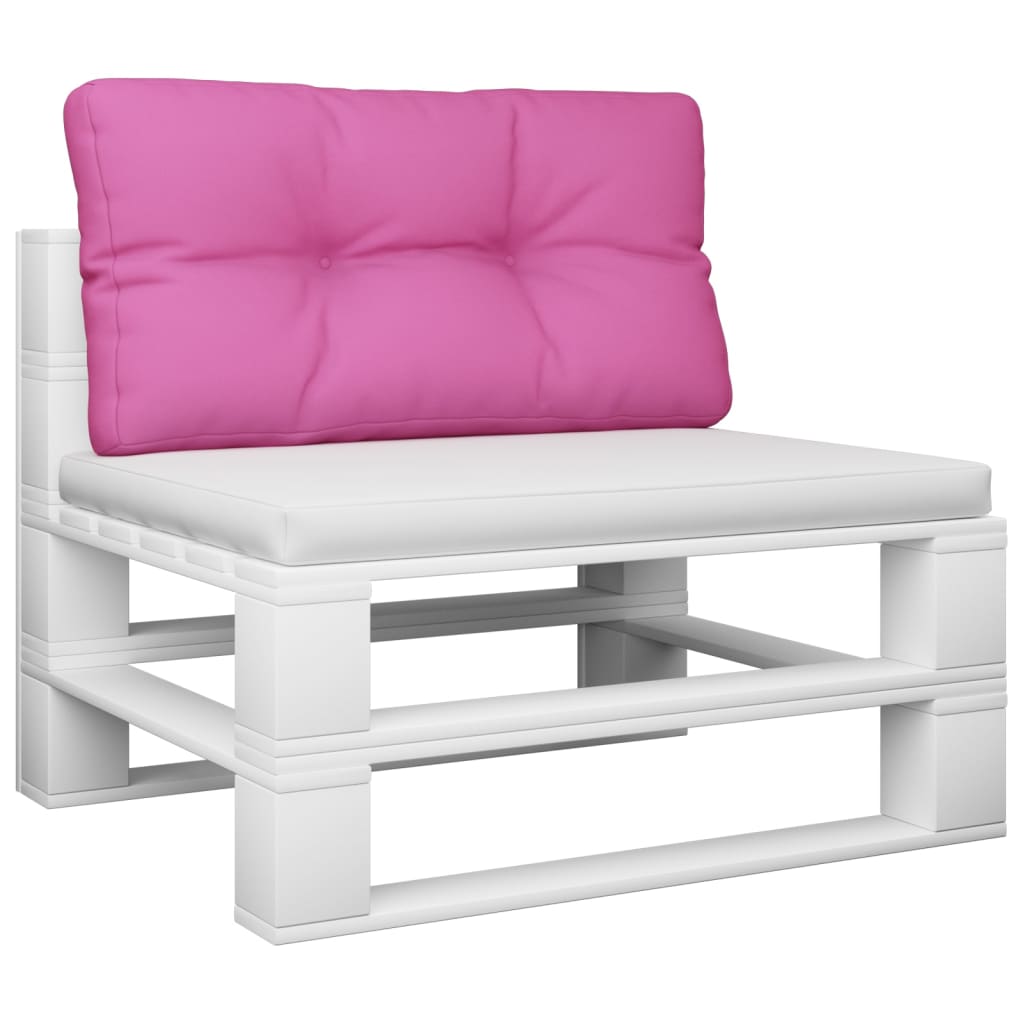 Cuscino per Pallet Rosa 80x40x12 cm in Tessuto - homemem39