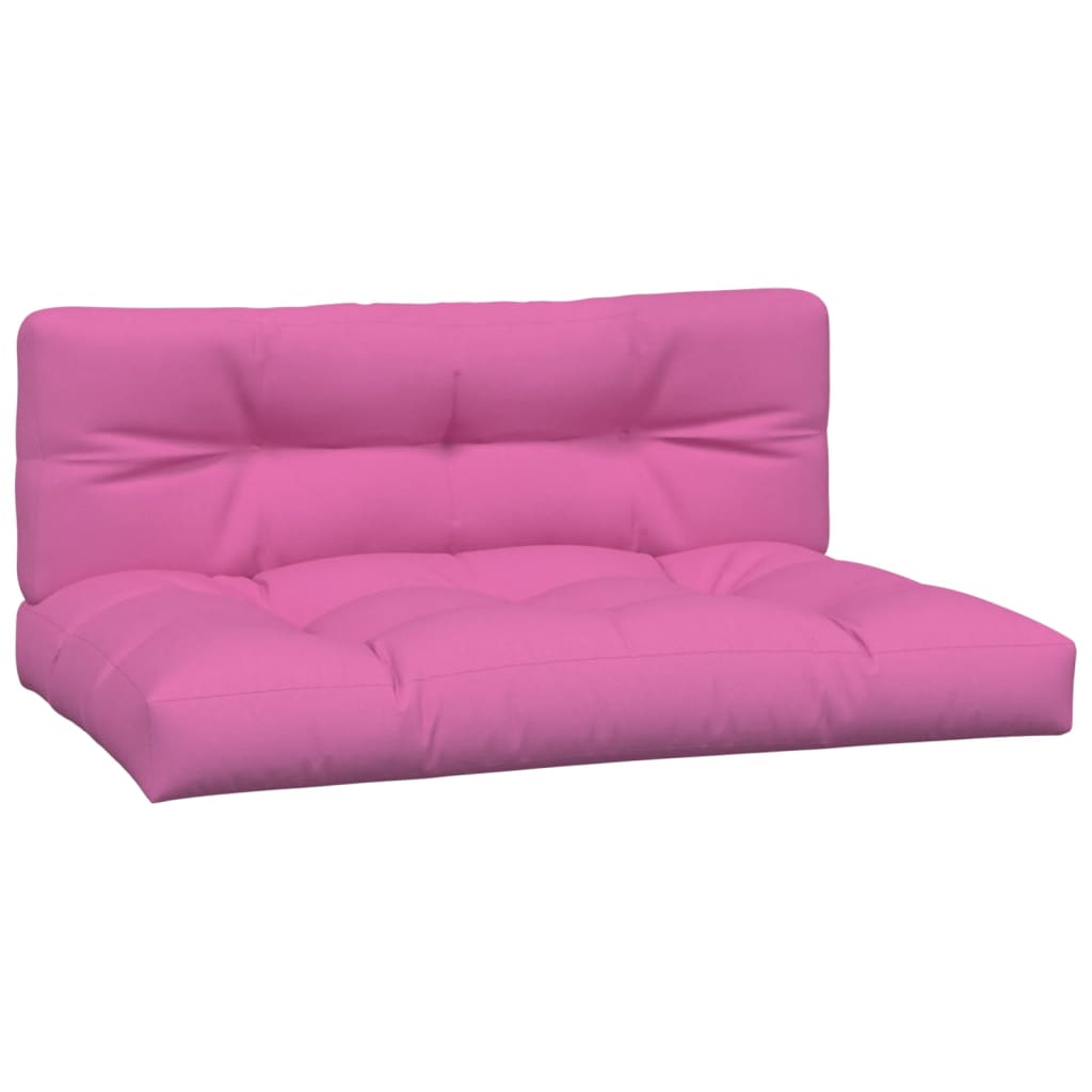 Cuscini per Pallet 2 pz Rosa in Tessuto - homemem39