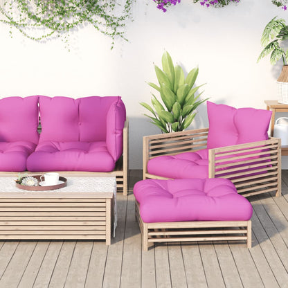 Cuscini per Pallet 3 pz Rosa in Tessuto Oxford - homemem39