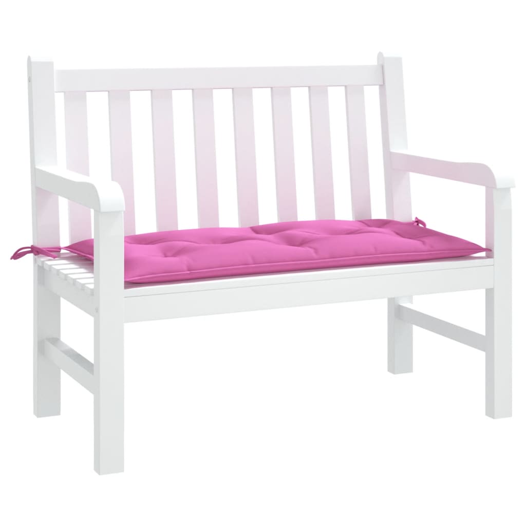 Cuscino per Panca Rosa 100x50x7 cm in Tessuto Oxford - homemem39