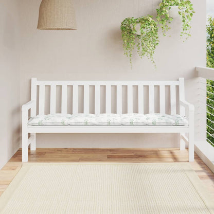 Cuscino per Panca a Foglie 180x50x7 cm in Tessuto Oxford - homemem39