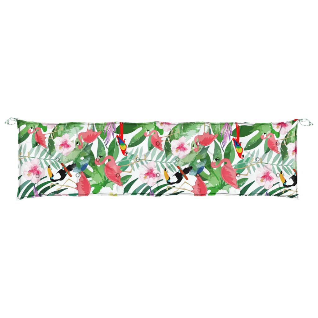 Cuscini Panca da Giardino 2pz Multicolore 200x50x7cm in Tessuto - homemem39