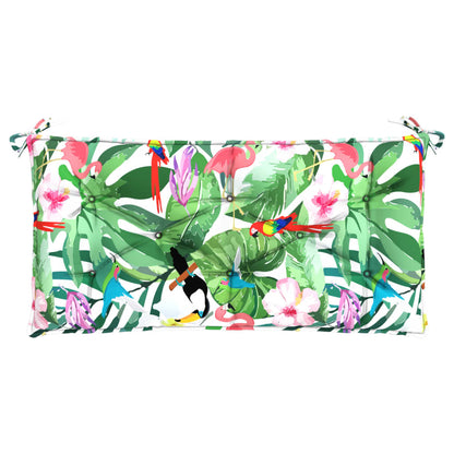 Cuscino per Panca da Giardino Multicolore 110x50x7cm in Tessuto - homemem39