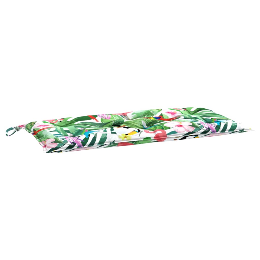 Cuscino per Panca da Giardino Multicolore 110x50x7cm in Tessuto - homemem39