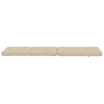 Cuscini per Sedia a Sdraio 2 pz Beige in Tessuto Oxford - homemem39