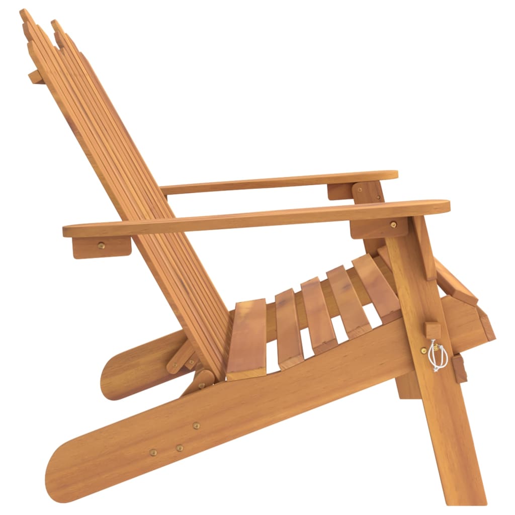 Panchina da Giardino Adirondack 126 cm Legno Massello di Acacia - homemem39