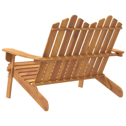 Panchina da Giardino Adirondack 126 cm Legno Massello di Acacia - homemem39