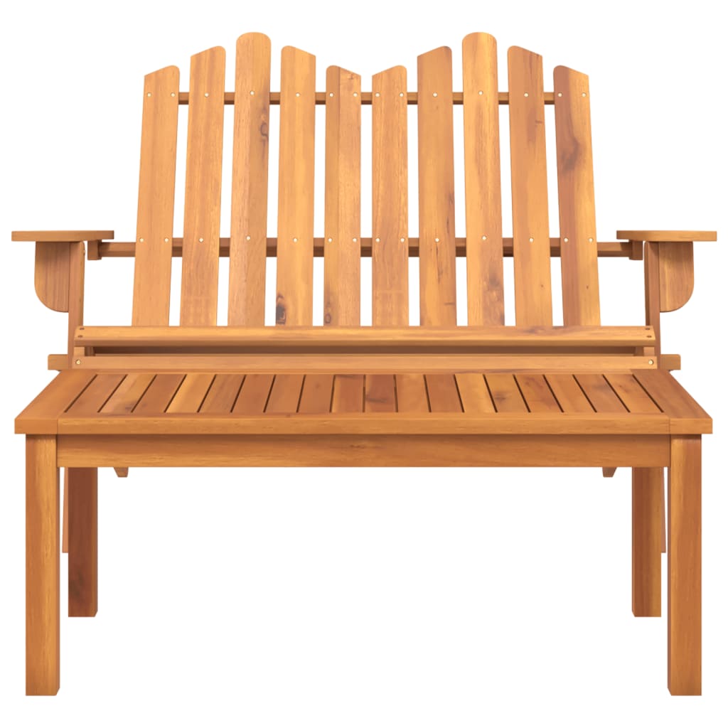 Set da Salotto Giardino Adirondack 2pz Legno Massello di Acacia - homemem39