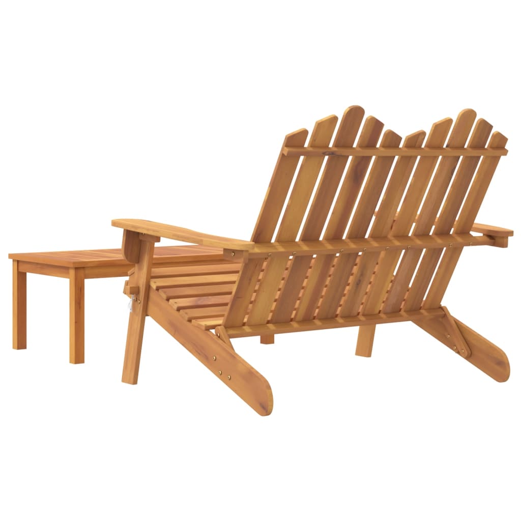 Set da Salotto Giardino Adirondack 2pz Legno Massello di Acacia - homemem39