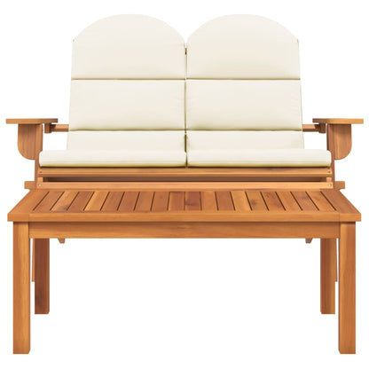 Set Salotto da Giardino Adirondack 2pz Legno Massello di Acacia - homemem39