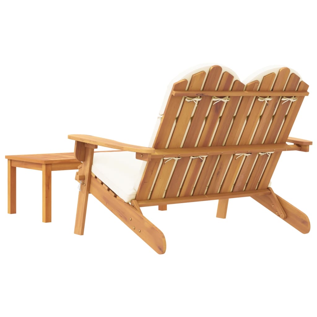 Set Salotto da Giardino Adirondack 2pz Legno Massello di Acacia - homemem39