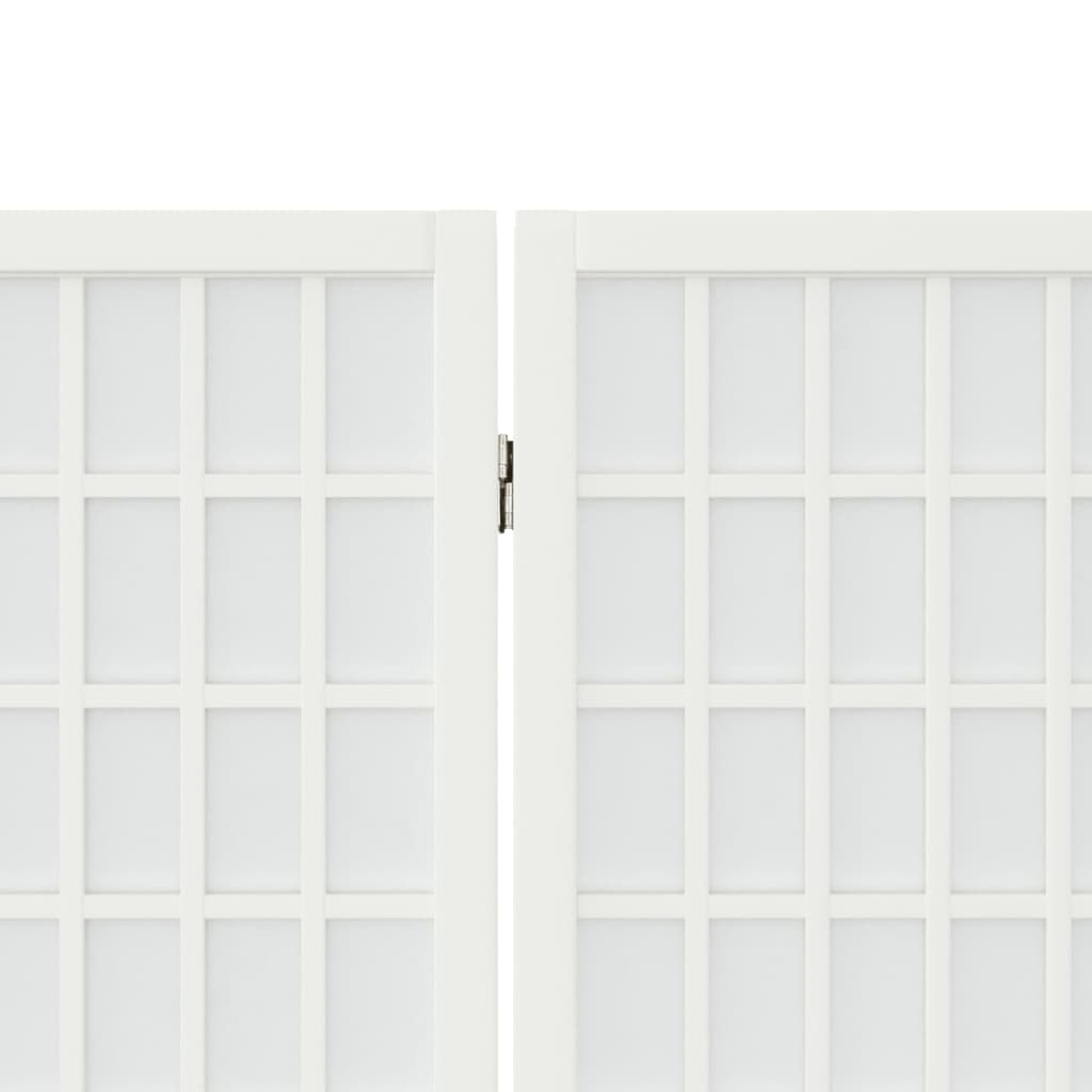 Divisorio Pieghevole 3 Pannelli Stile Giapponese 120x170 Bianco - homemem39