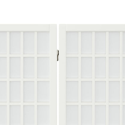 Divisorio Pieghevole 5 Pannelli Stile Giapponese 200x170 Bianco - homemem39