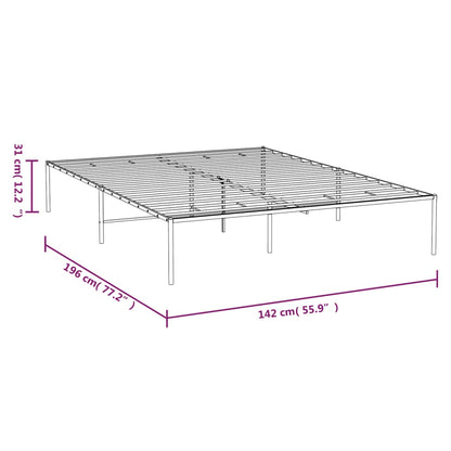 Giroletto in Metallo Nero 135x190 cm - homemem39