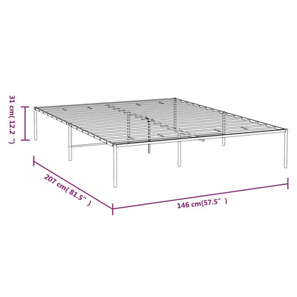 Giroletto in Metallo Nero 140x200 cm - homemem39