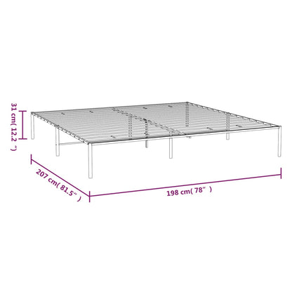 Giroletto in Metallo Nero 193x203 cm - homemem39