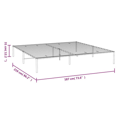 Giroletto Metallo Bianco 183x213 cm - homemem39