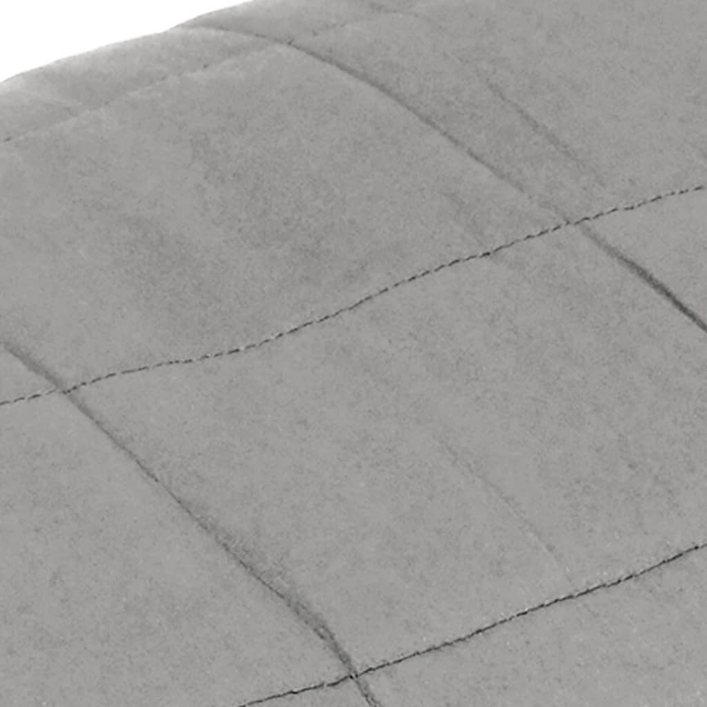 Coperta Ponderata Grigia 140x200 cm 10 kg Tessuto - homemem39