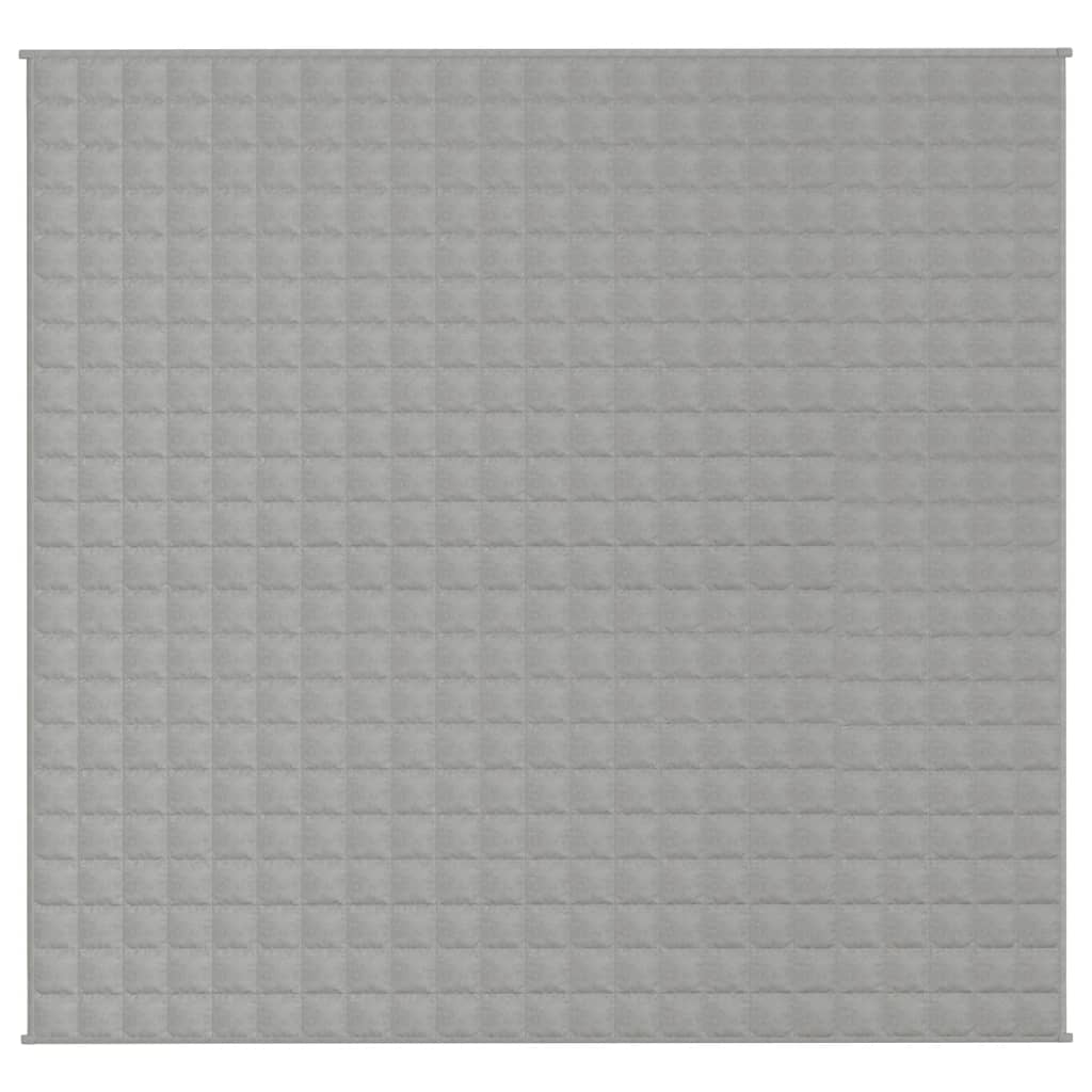 Coperta Ponderata Grigia 220x240 cm 11 kg Tessuto - homemem39