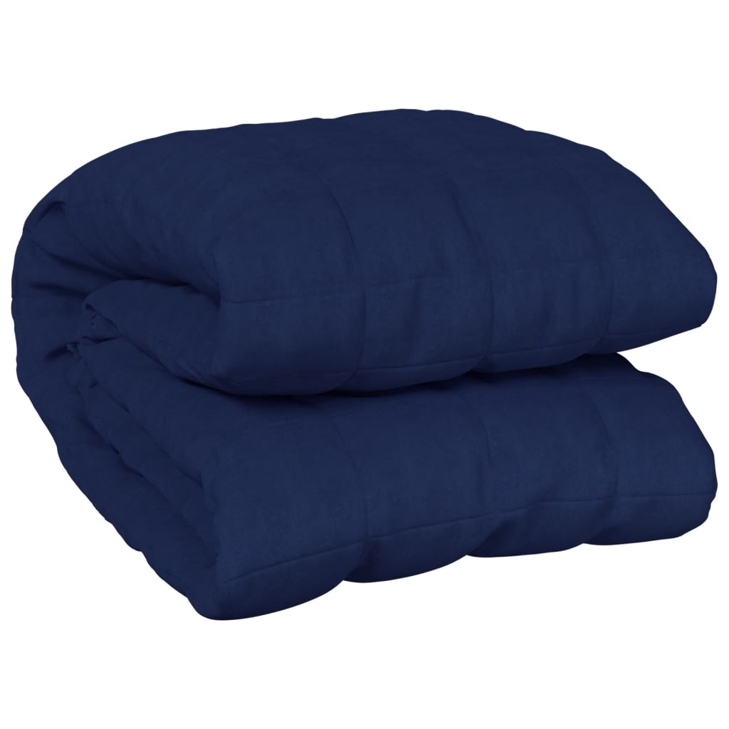 Coperta Ponderata Blu 140x200 cm 6 kg Tessuto - homemem39