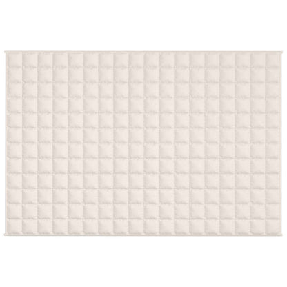 Coperta Ponderata Crema Chiaro 122x183 cm 9 kg Tessuto - homemem39