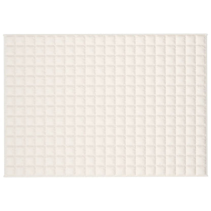 Coperta Ponderata Crema Chiaro 140x200 cm 6 kg Tessuto - homemem39