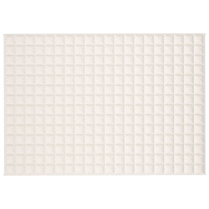 Coperta Ponderata Crema Chiaro 135x200 cm 10 kg Tessuto - homemem39