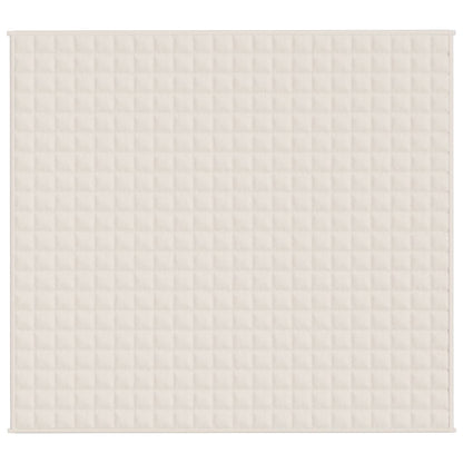 Coperta Ponderata Crema Chiaro 200x220 cm 13 kg Tessuto - homemem39