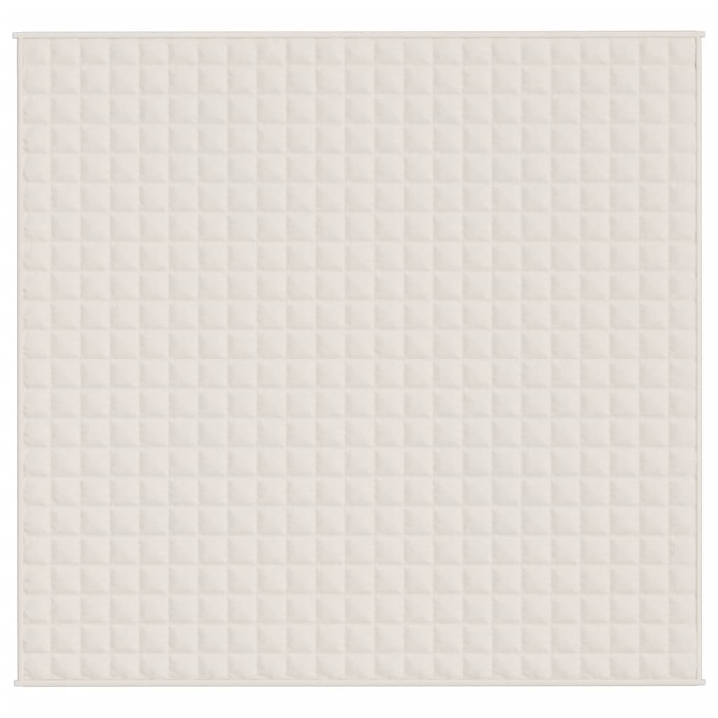 Coperta Ponderata Crema Chiaro 220x240 cm 11 kg Tessuto - homemem39