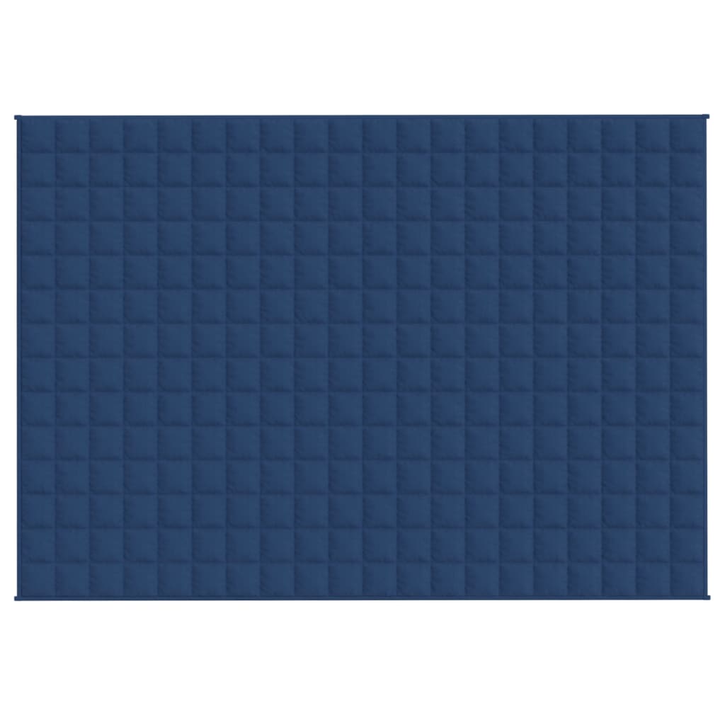 Coperta Ponderata Blu 140x200 cm 6 kg Tessuto - homemem39