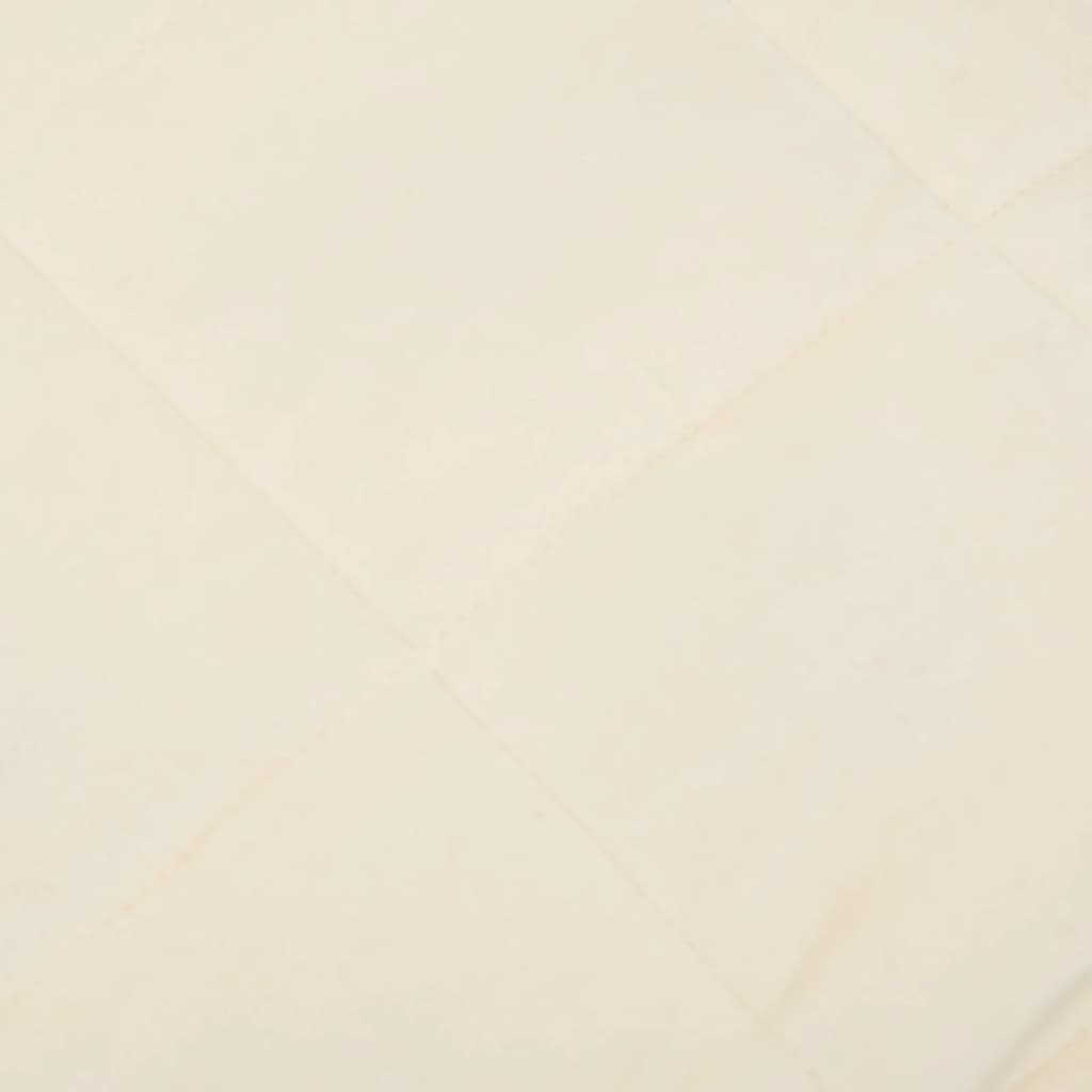 Coperta Ponderata Crema Chiaro 122x183 cm 9 kg Tessuto - homemem39