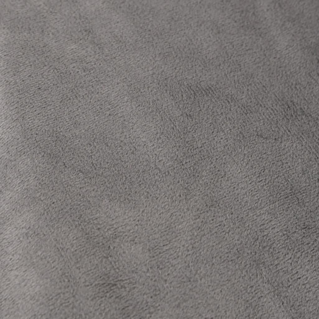 Coperta Ponderata con Copertura Grigio 200x220 cm 13 kg Tessuto - homemem39