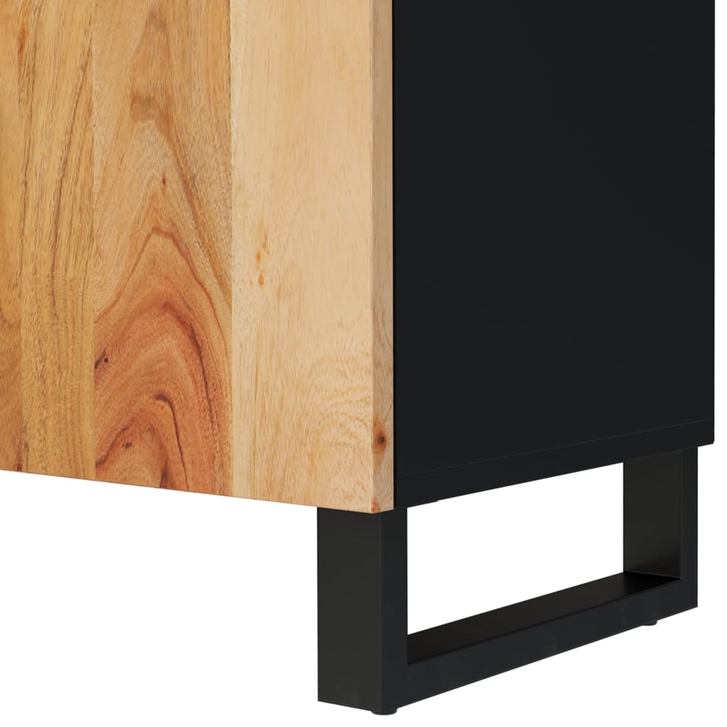 Mobile TV 105x33,5x46cm Legno Massello Acacia Legno Multistrato - homemem39