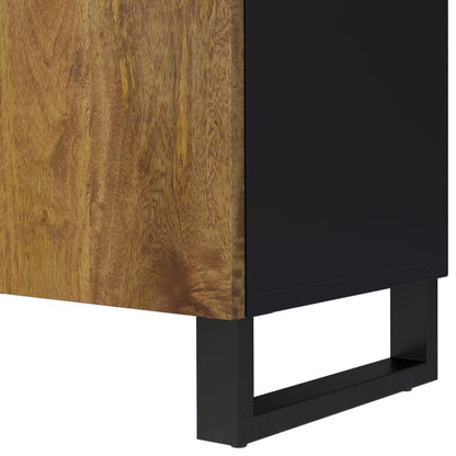 Mobile TV 105x33,5x46cm Legno Massello Mango Legno Multistrato - homemem39