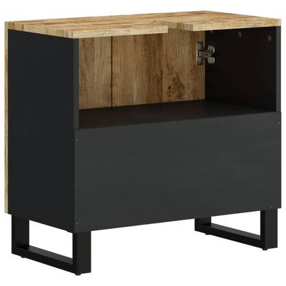 Mobile Lavabo 62x33x58cm Legno Massello Mango Legno Multistrato - homemem39