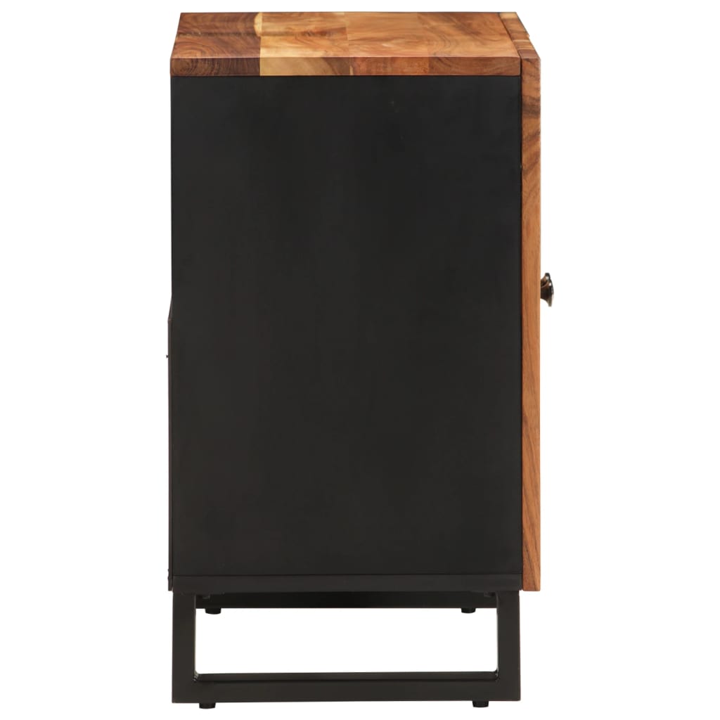 Mobile Lavabo 62x33x58 cm Legno Massello Acacia e Multistrato - homemem39