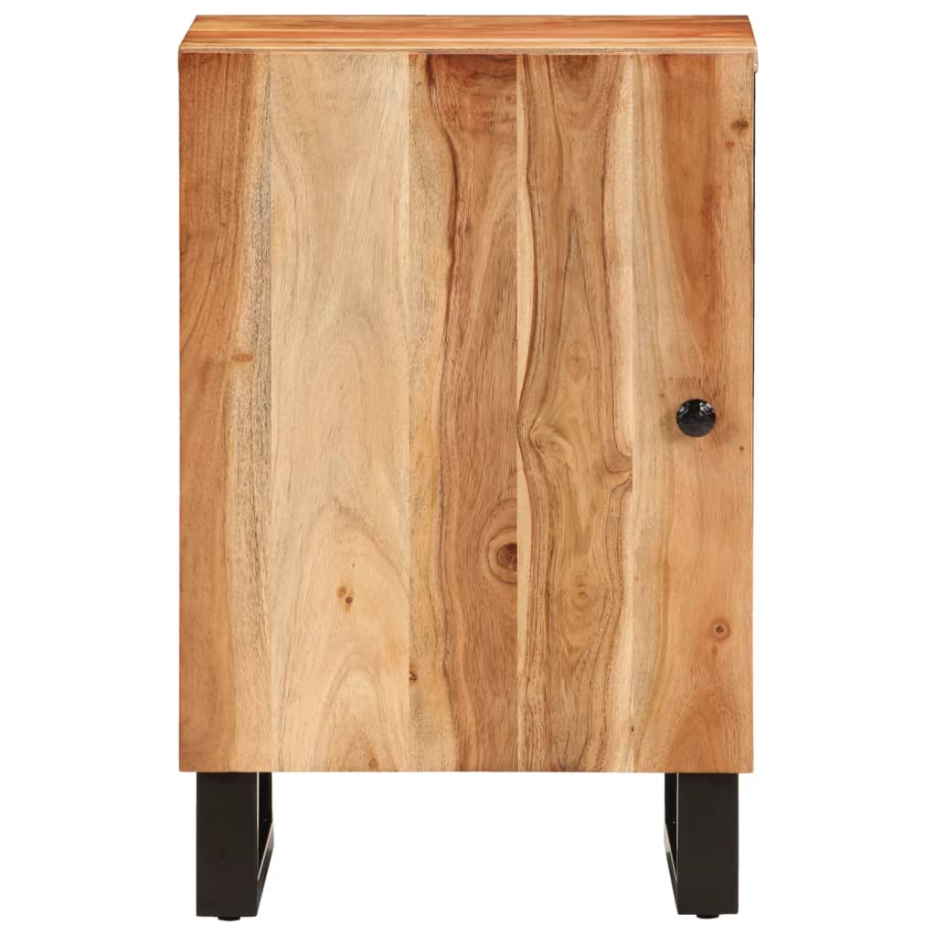 Mobile da Bagno 38x33x58cm in Legno Massello di Acacia - homemem39