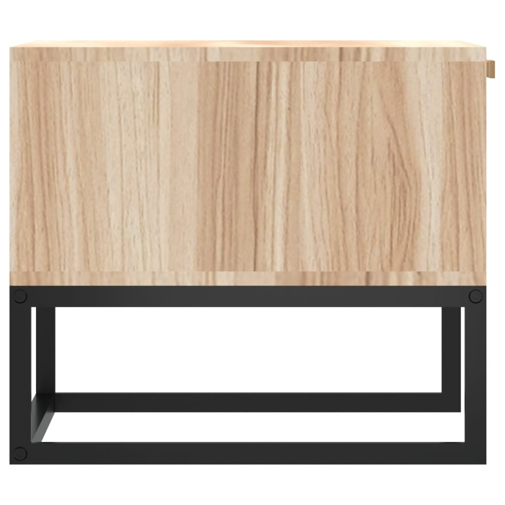 Tavolino da Salotto 80x40x35 cm Legno Multistrato e Ferro - homemem39