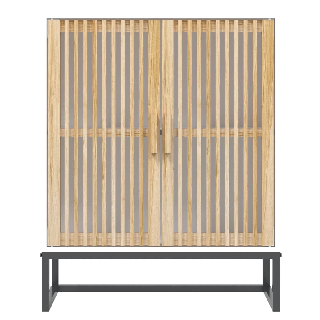 Credenza Bianca 60x30x75 cm in Legno Multistrato - homemem39