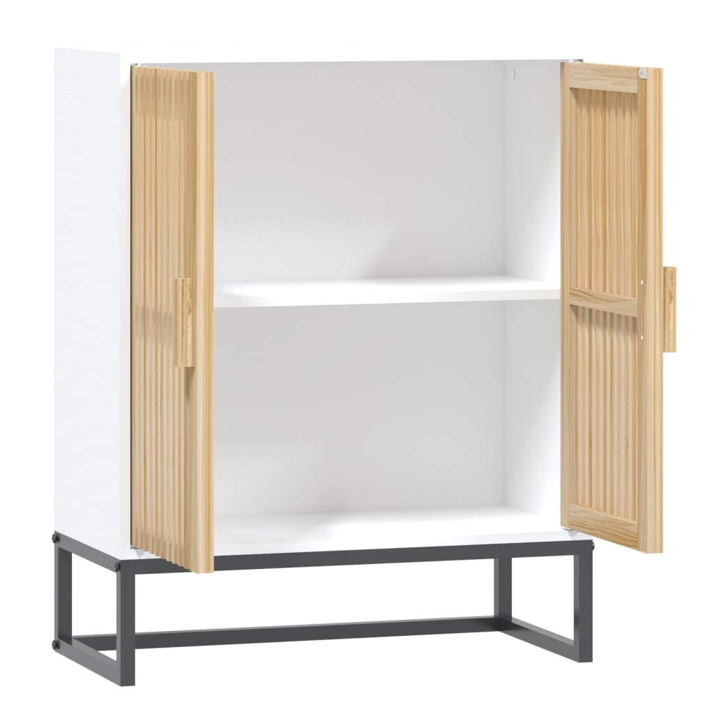 Credenza Bianca 60x30x75 cm in Legno Multistrato - homemem39