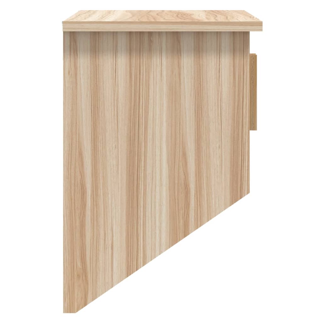 Armadietto da Parete con Ganci 80x24x35,5cm Legno Multistrato - homemem39