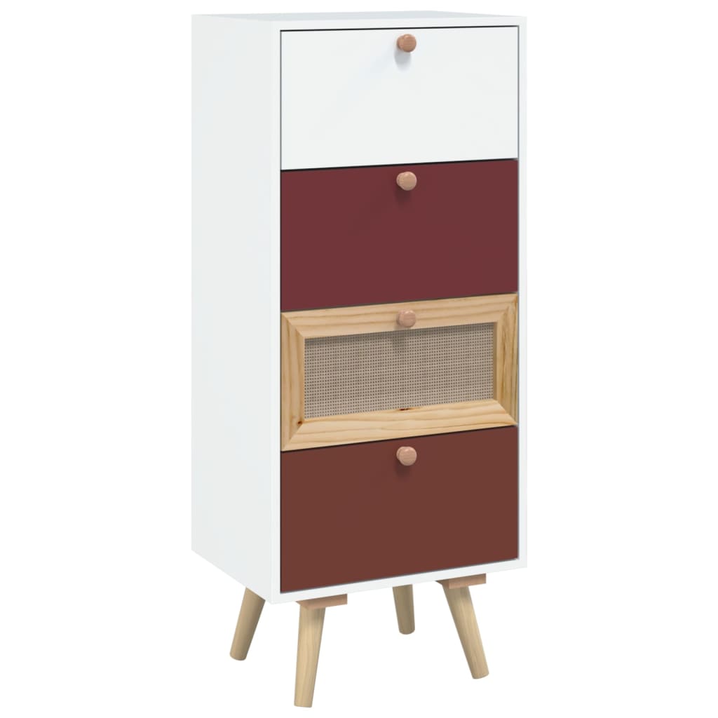 Credenza con Cassetti 40x30x95 cm in Legno Multistrato - homemem39