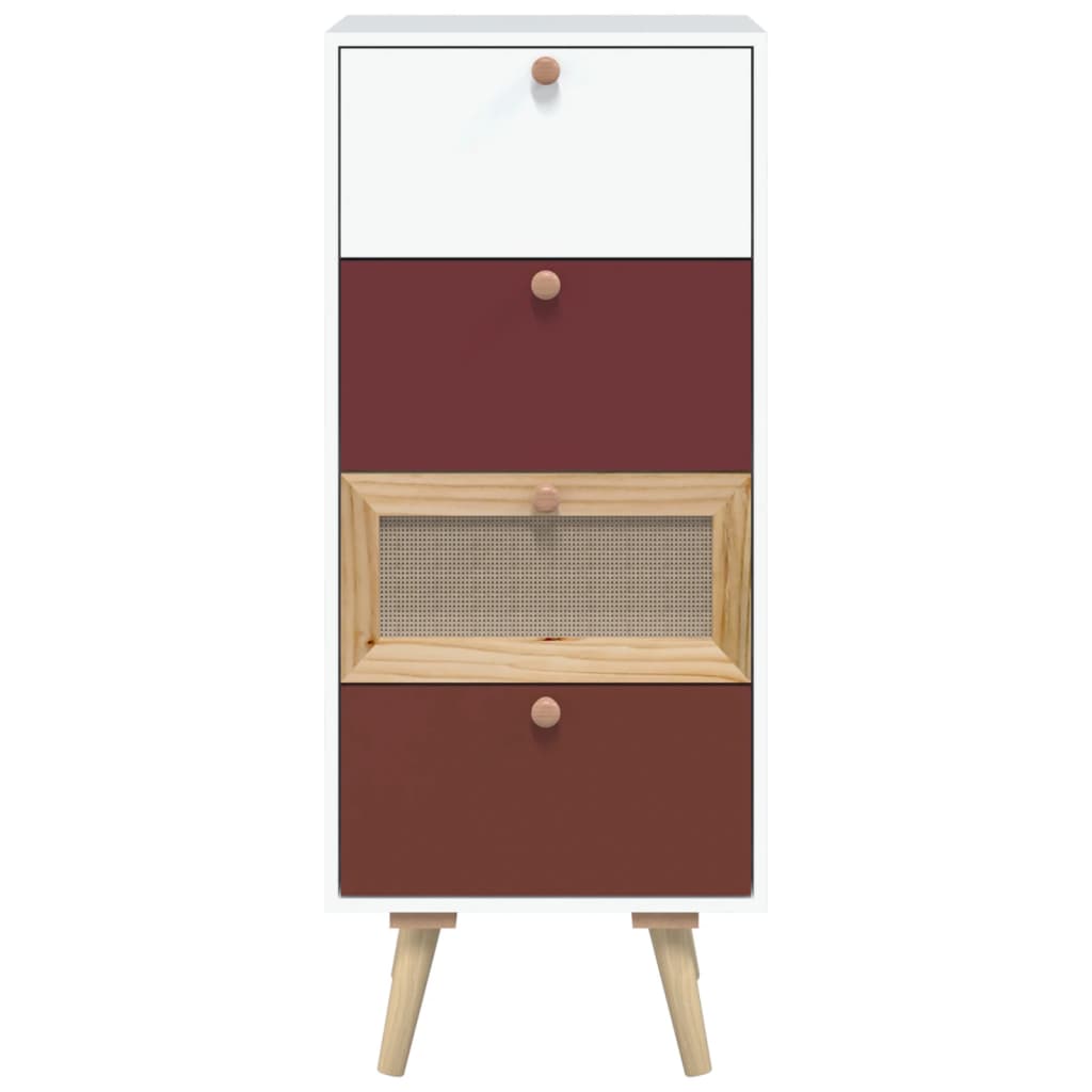 Credenza con Cassetti 40x30x95 cm in Legno Multistrato - homemem39