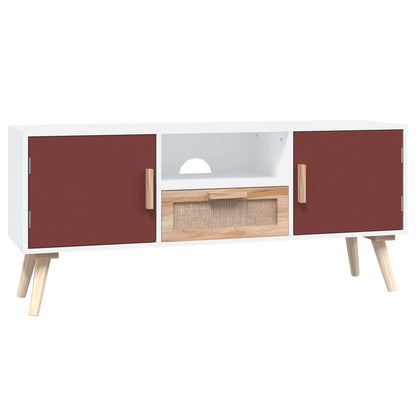 Mobile Porta TV con Ante 105x30x45 cm in Legno Multistrato - homemem39