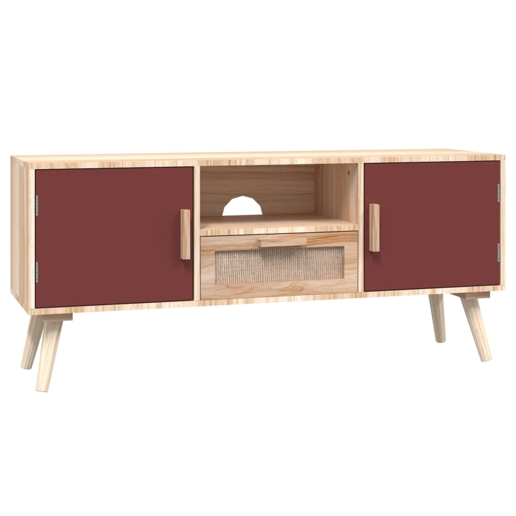 Mobile Porta TV con Ante 105x30x45 cm in Legno Multistrato - homemem39