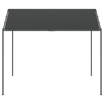 Tenda a Baldacchino Antracite 3x3 m in Acciaio e Tessuto - homemem39