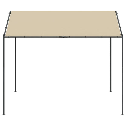 Tenda a Baldacchino Beige 3x3 m in Acciaio e Tessuto - homemem39